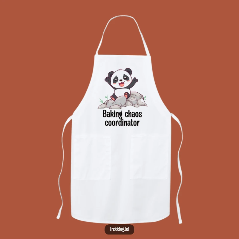 Funny Panda Path Apron - Chef's Joyful Trail Companion Gift