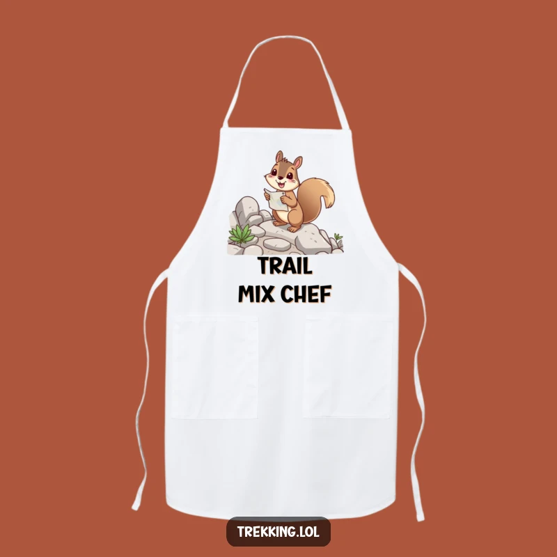 Funny Squirrel Trail Guide Apron - Cook Up Adventures with Humor