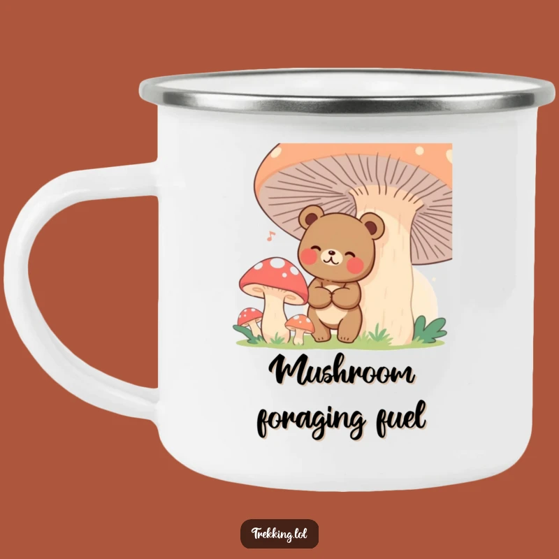 Funny Lost Bear Mushroom Camping Mug - Enchanted Adventure Drinkware