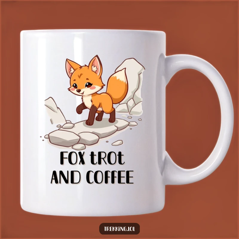 Funny Fox Cub Adventure Mug - Confidently Sip Your Journey!