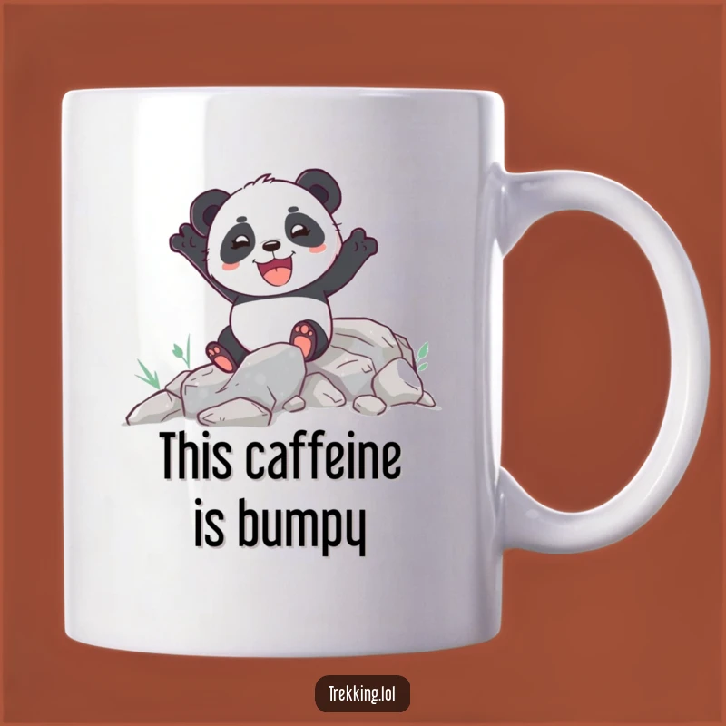 Funny Panda Path Mug - Joyful Adventure Friend Gift