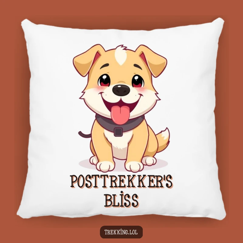 Funny Dog Comfy Pillow: Huggable Happiness After Every Trek
