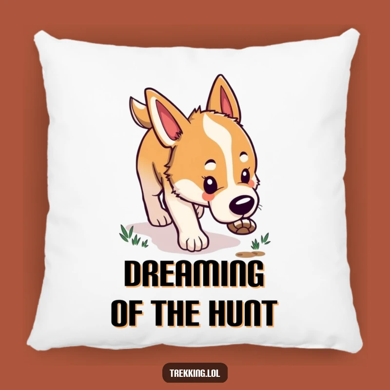 Funny Dog Tracking Pillow: Get Comfy with this Hilarious Canine Explorer