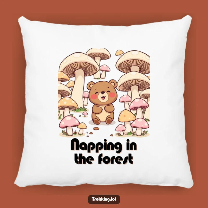 Funny Bear Maze Pillow: Soft & Comical Accent for Cozy Adventures