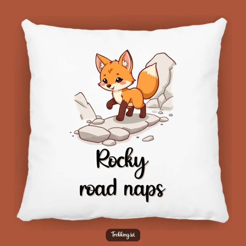 Funny Fox Cub Adventure Pillow - Cozy Comfort for Explorers!