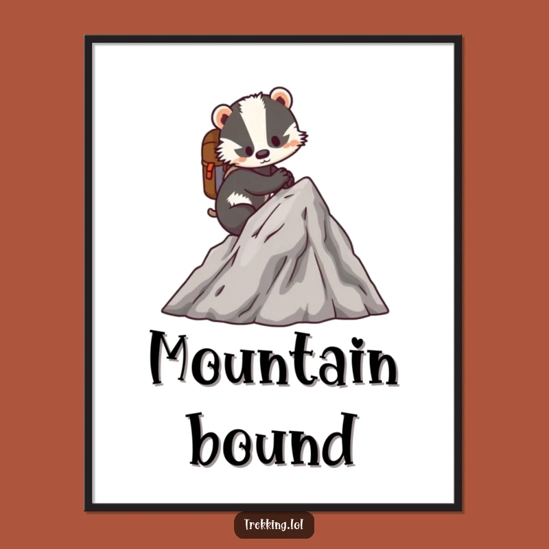 Funny Badger Digital Art: Instant Adventure for Your Walls