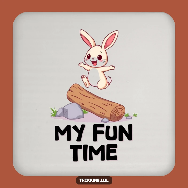 Funny Bunny Coaster: Protect Surfaces with a Hopping Bunny