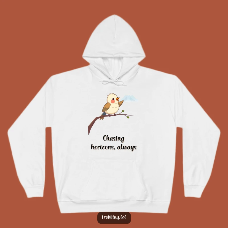 Funny Bird Mountain Hoodie: Cozy and Hilarious Aviator Adventure Wear for Outdoor Lovers