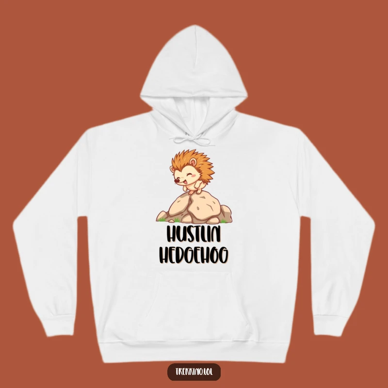 Funny Hedgehog Rocky Climb Hoodie: Cozy Up with Adventure and Humor