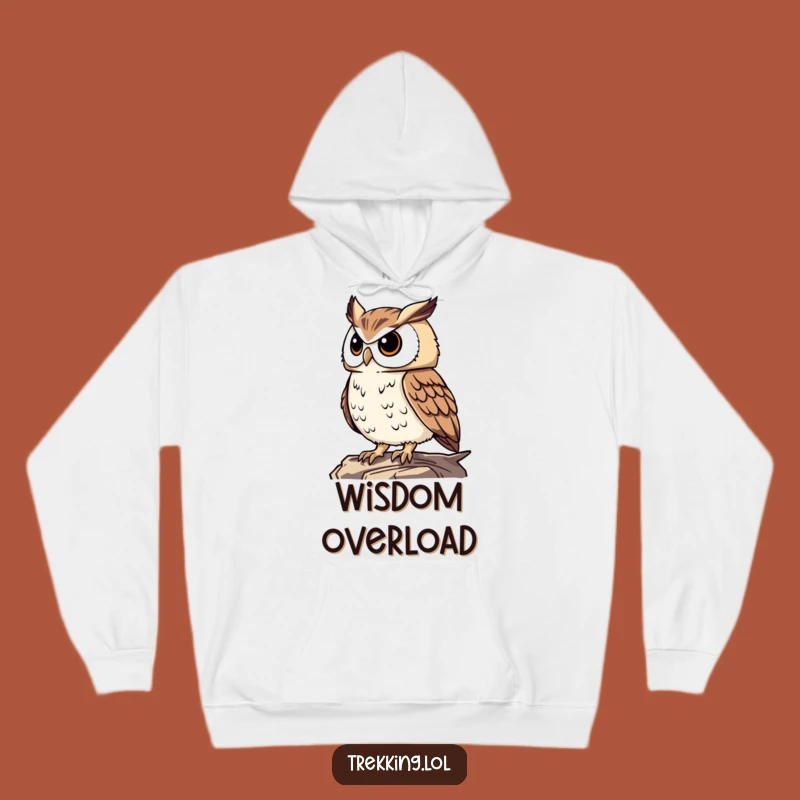 Funny Proud Owl Hoodie: Cozy & Wise Apparel for Thoughtful Souls