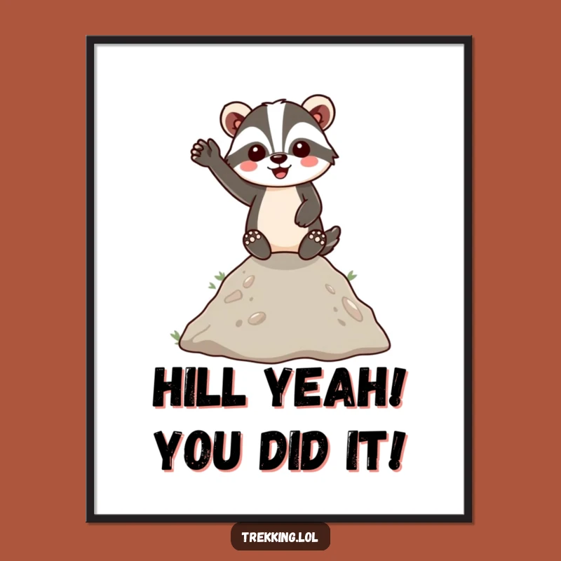 Free Printable Badger Hill Art - Funny Downloadable Decor for a Cheerful Space