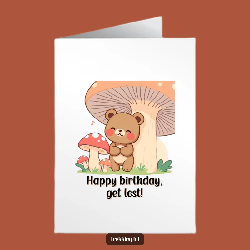 Free Printable Bear Birthday Card: Funny Downloadable DIY Gift for Explorers!