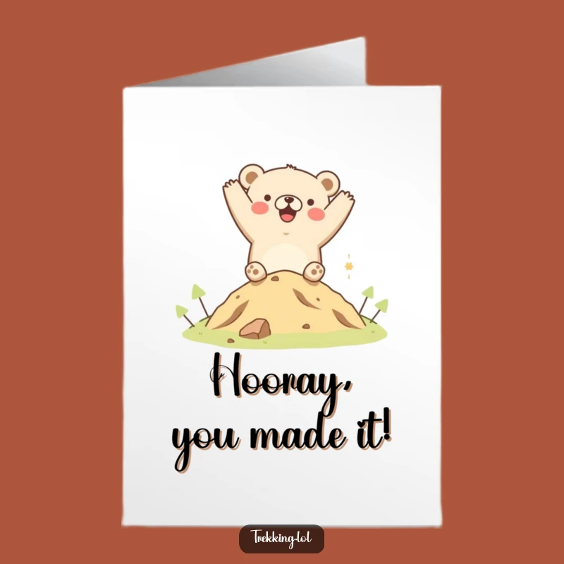 Free Printable Bear Hill Birthday Card - Funny Downloadable Gift for Him Her