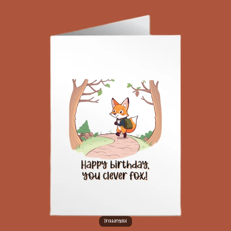 Free Printable Birthday Card: Funny Fox Adventure, Hilarious DIY Downloadable Gift!
