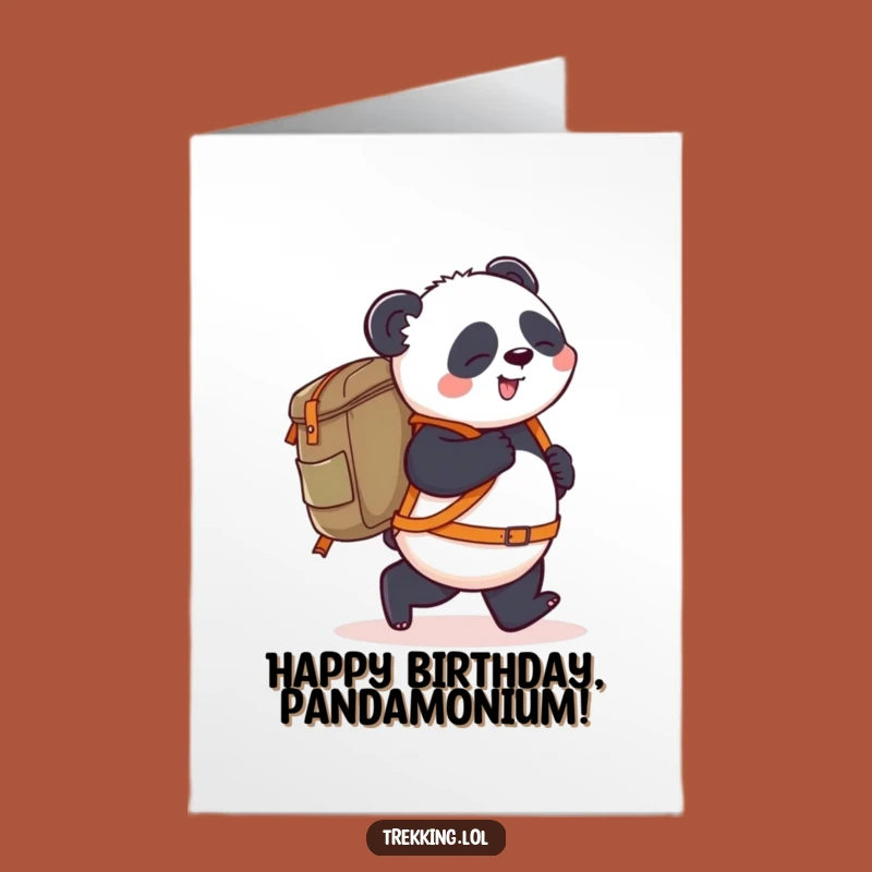 Free Printable Birthday Card: Panda Packs for Fun Birthday Adventure!