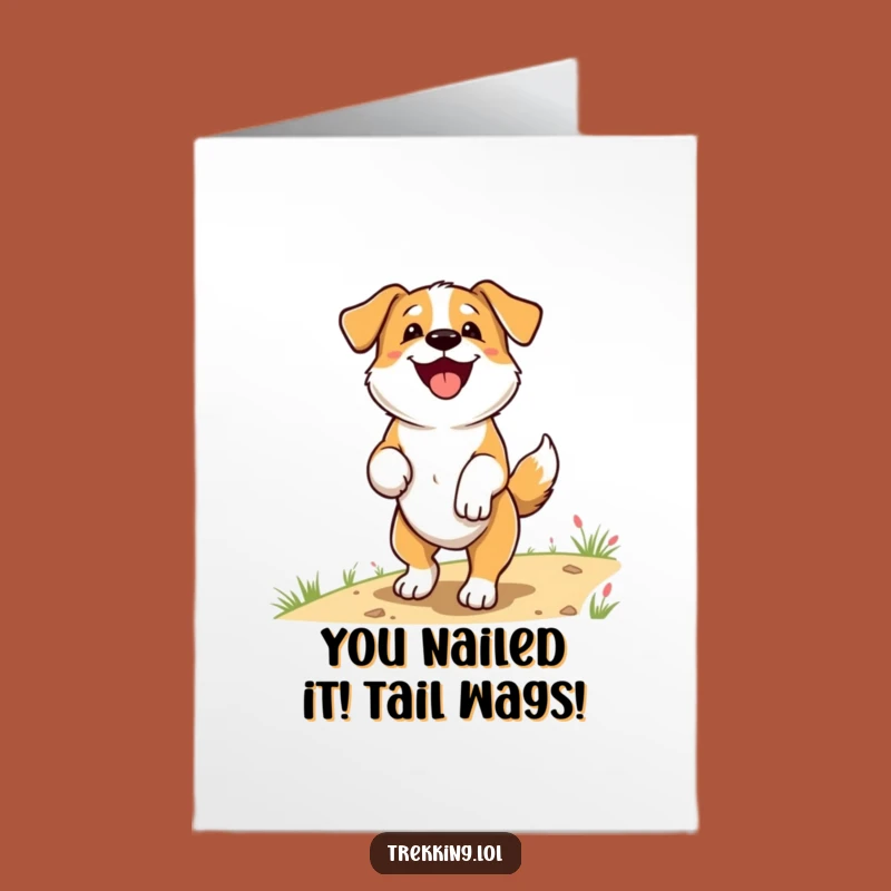 Free Printable Dog Congratulations Card - Cheerful Downloadable Success Gift