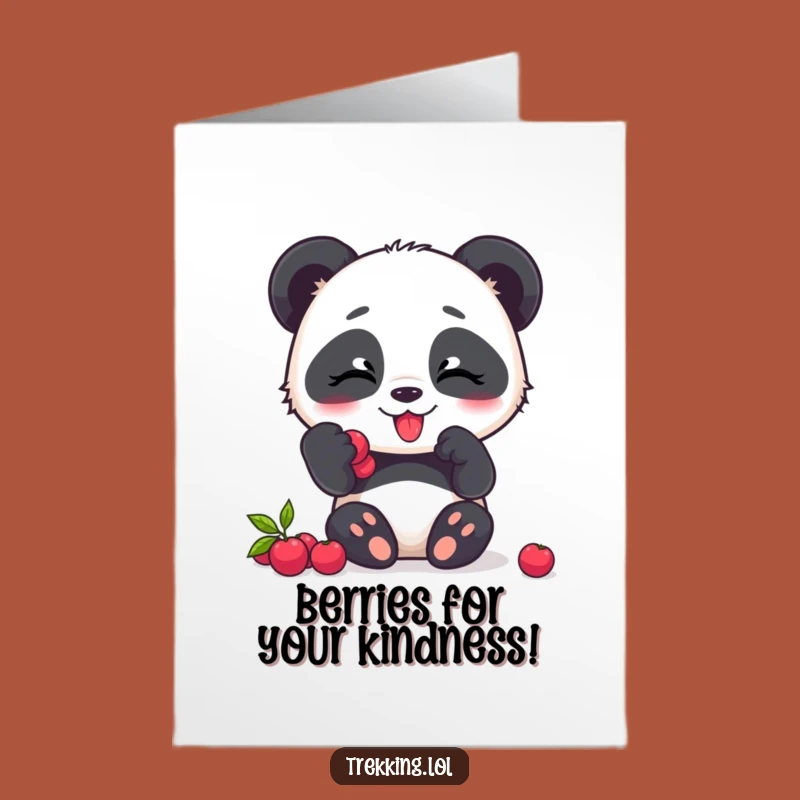 Free Printable Panda Thank You Card: Giggling Gratitude, Perfect Downloadable Gift