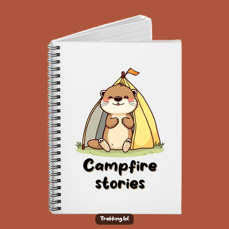 Funny Otter Notebook: Enthusiastic Camper Journal for Outdoor Plans Funny Gift