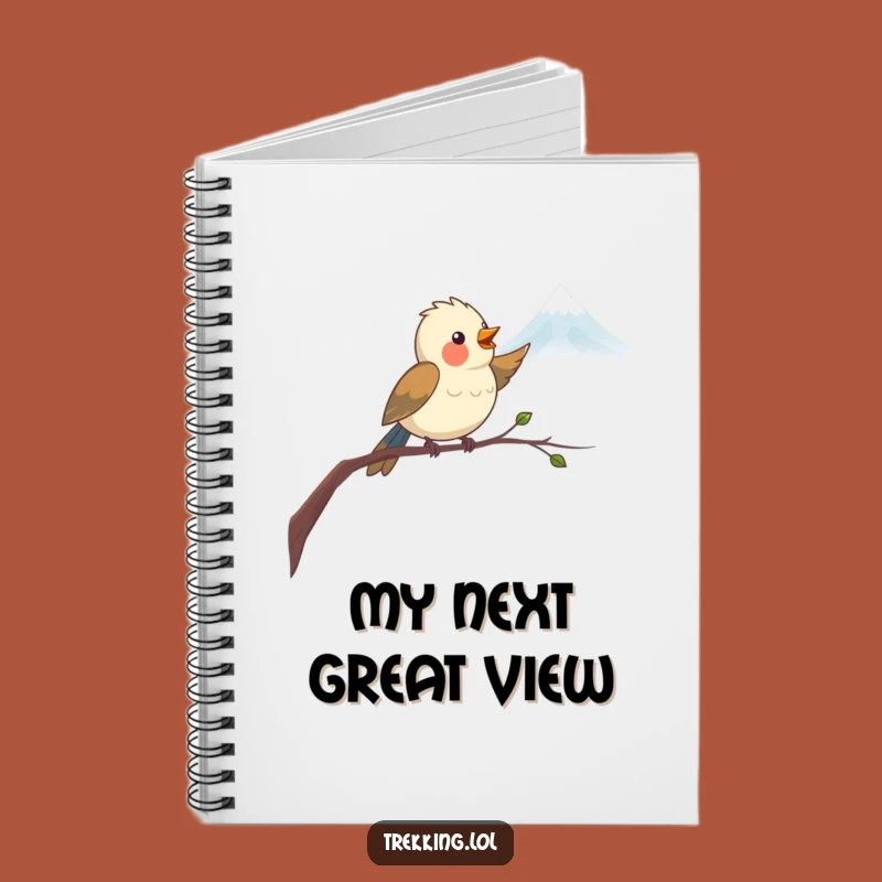 Funny Bird Mountain Notebook: Hilarious Aviator Journal for Dreamers and Planners