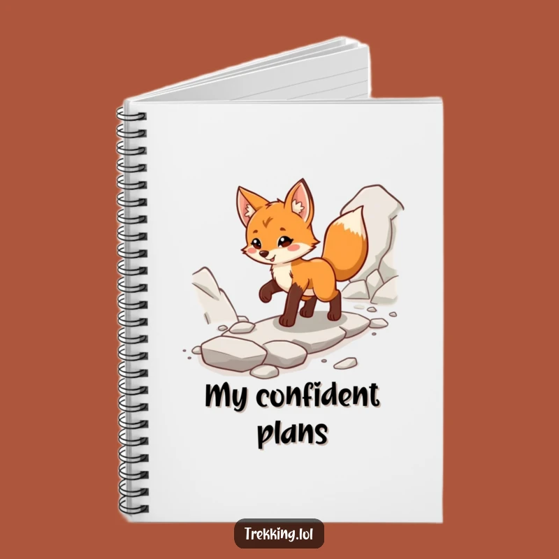 Funny Fox Cub Journey Notebook - Plan Your Adventures!