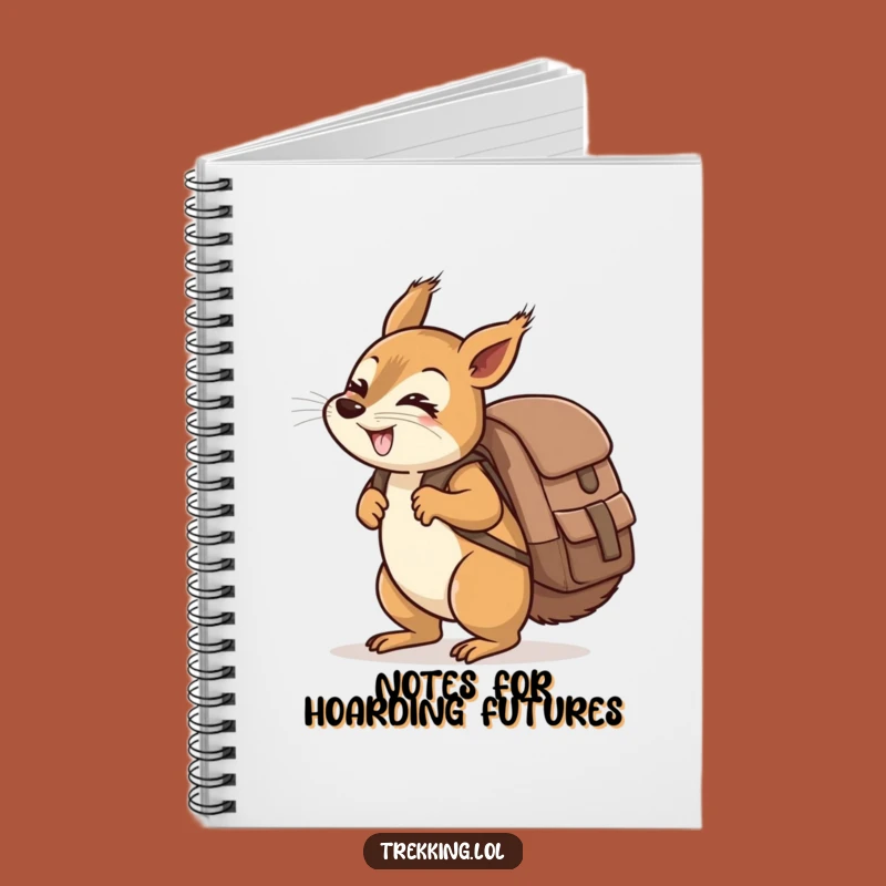 Funny Giggling Squirrel Backpack Notebook: Oversized Journal Gift