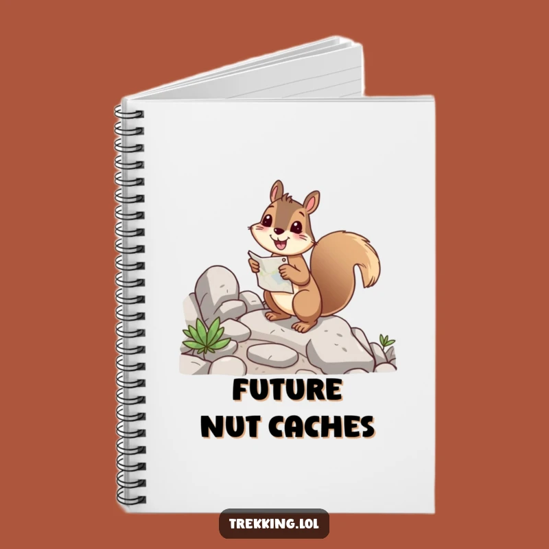 Funny Squirrel Navigator Notebook - Jot Down Your Exploration Plans