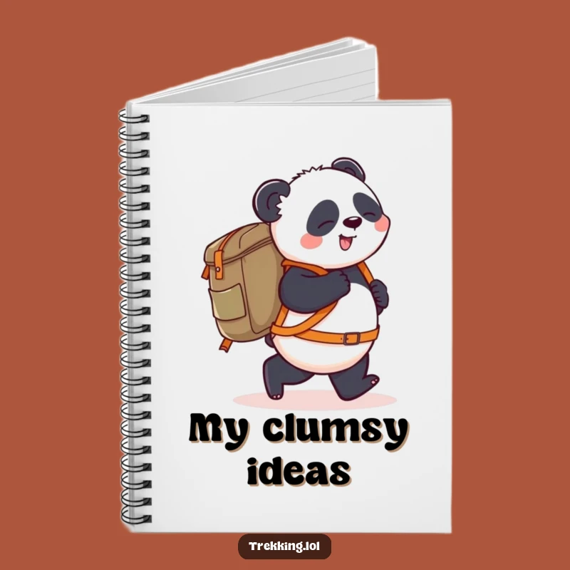 Funny Panda Notebook: Journal Your Adventures with a Stumbling Panda