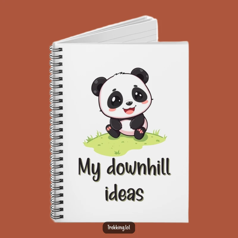 Funny Panda Sliding Notebook - Joyful Journal Gift