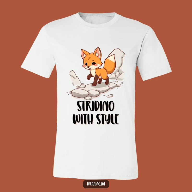 Funny Fox Cub Explorer T-Shirt - Adventure Awaits!