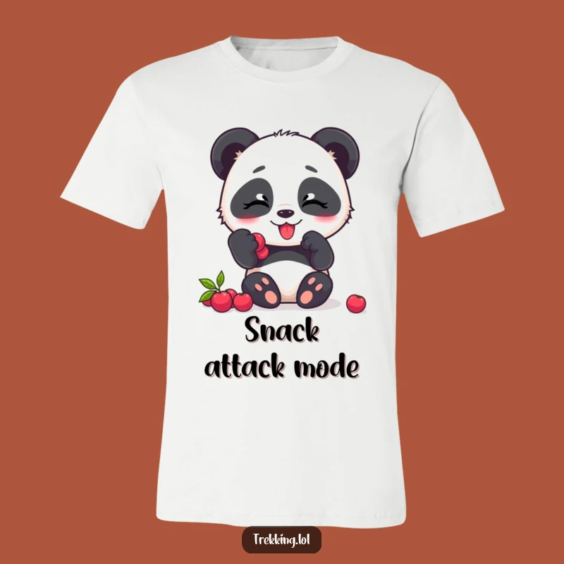 Funny Panda Berry Tee: Wear Your Delight with This Humorous Shirt