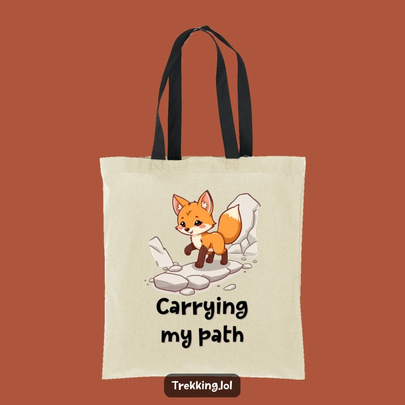 Funny Fox Cub Adventure Tote Bag - Carry Your Journey!