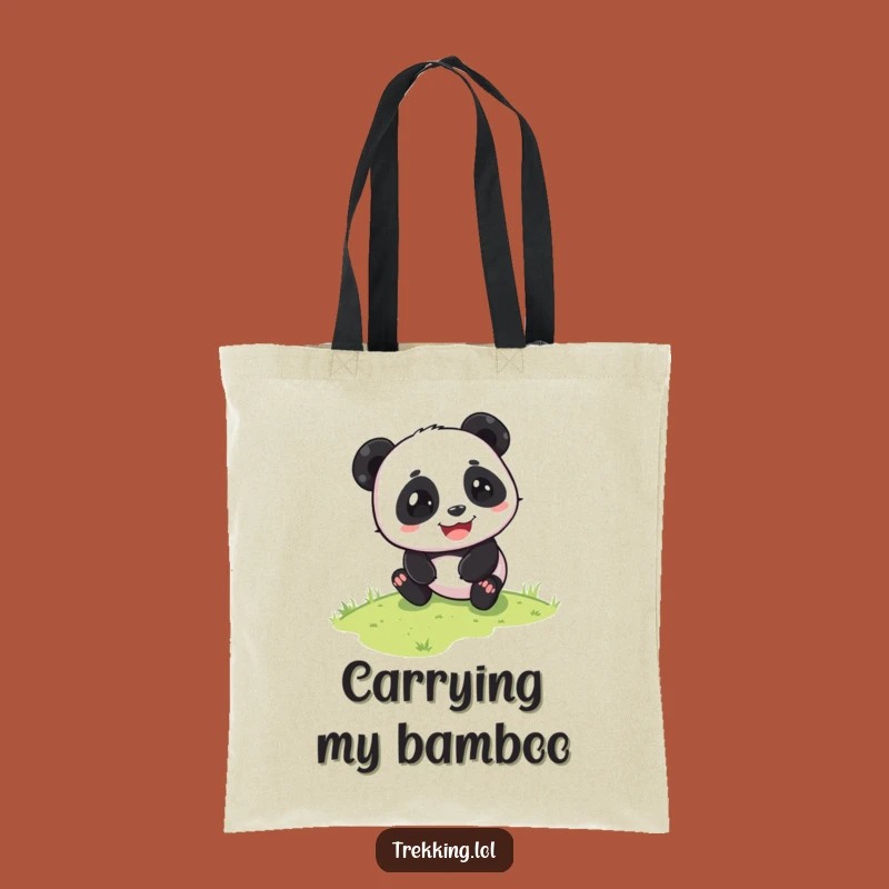 Funny Panda Sliding Tote Bag - Joyful Everyday Accessory Gift
