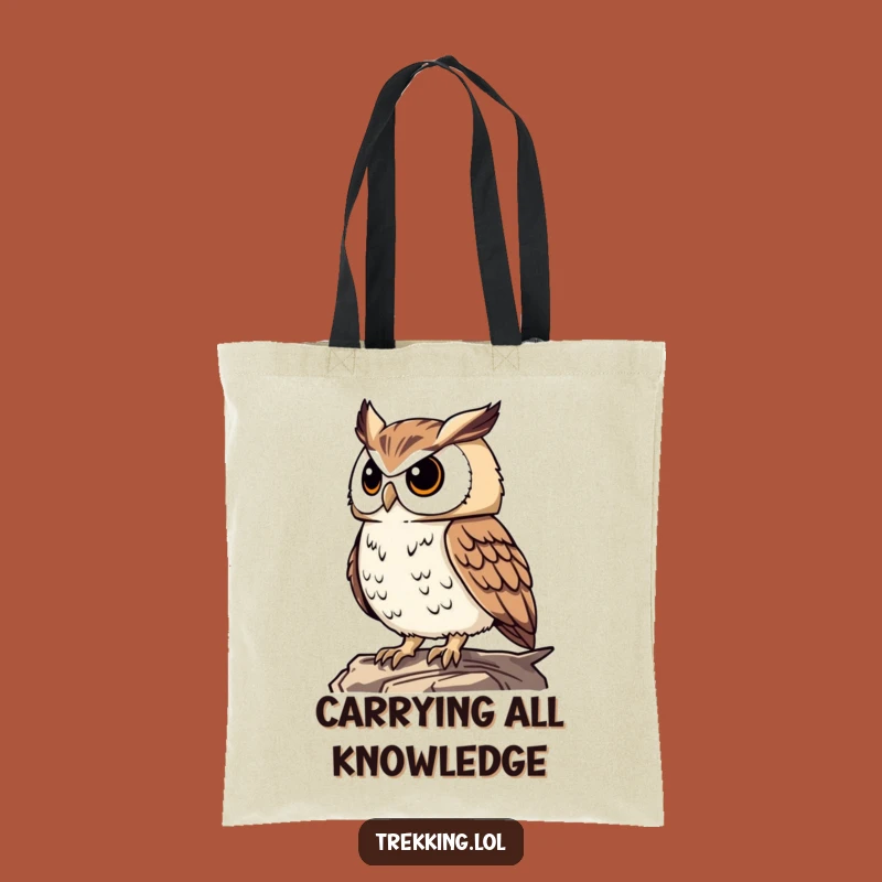 Funny Proud Owl Tote Bag: Carry Your Wisdom & Essentials with Style